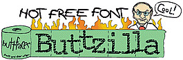 buttzilla字體