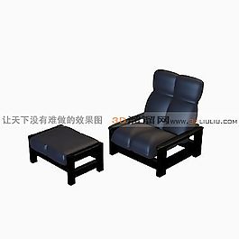 3D躺椅模型