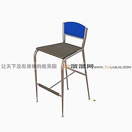 3D吧椅模型