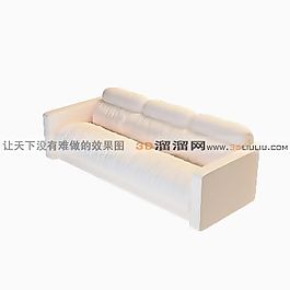 3D多人沙发模型