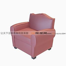 3D單人沙發(fā)模型