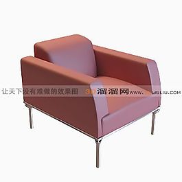 3D單人沙發(fā)模型
