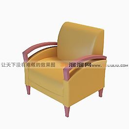 3D單人沙發(fā)模型