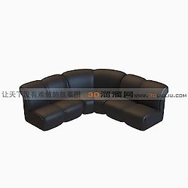 3D多人沙發(fā)模型