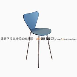 3D休閑椅模型