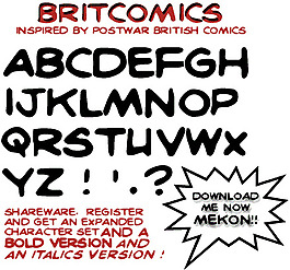 britcomics字體