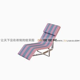3D躺椅模型