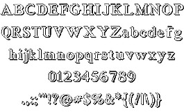 blockstepped字體
