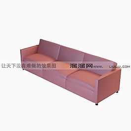 3D三人沙發(fā)模型