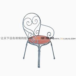 3D休閑椅模型