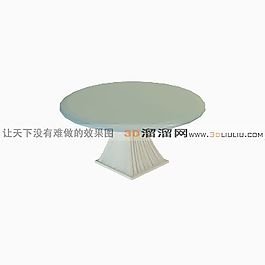 3D圓桌模型