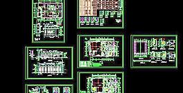 二層學生餐廳建筑設計施工圖