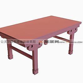 3D桌子模型