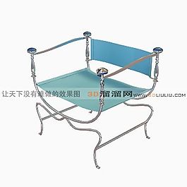 3D休閑椅模型