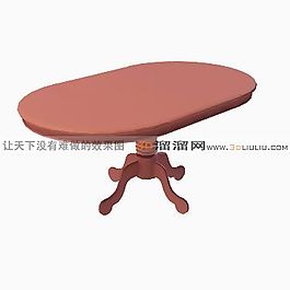 3D桌子模型