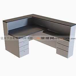 3D辦公桌模型