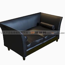 3D雙人沙發(fā)模型