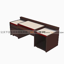3D辦公桌模型