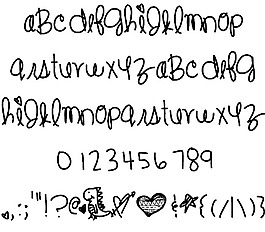 changeofheart字體