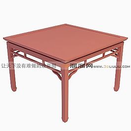 3D八仙桌模型
