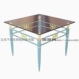 3D桌子模型