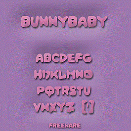 bunnybaby字体