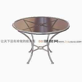 3D圓桌模型