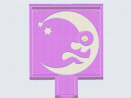 NEMA 17蓋瘋狂的月亮