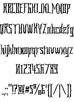 bardour字體