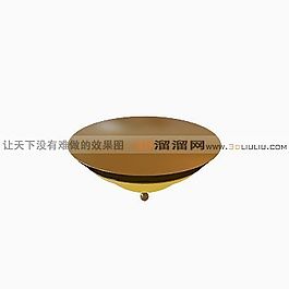 3D吸頂燈模型