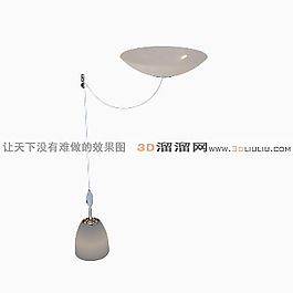 3D餐廳吊燈模型