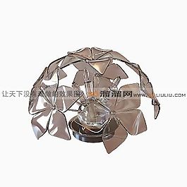 3D水晶臺(tái)燈模型