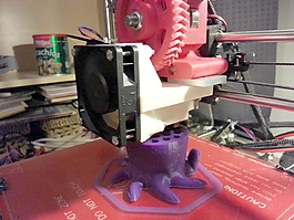 3dcr風格Prusa I3 j-head /韋德斯擠出60mm風扇安裝