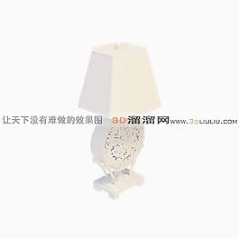 3D臺燈模型