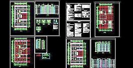 商貿職業技術學校五層學生宿舍磚混結構建筑施工圖