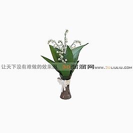 3D花瓶模型