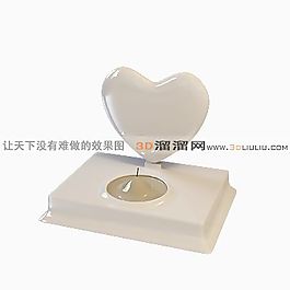 3D燭臺模型