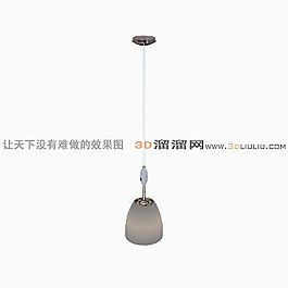 3D餐廳吊燈模型