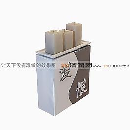 3D燭臺模型