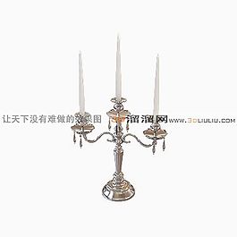 3D燭臺(tái)模型
