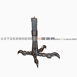 3D燭臺模型