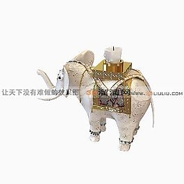 3D燭臺模型