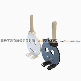 3D燭臺(tái)模型