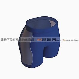 3D短褲模型