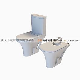 3D坐便器模型