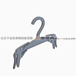 3D衣架模型