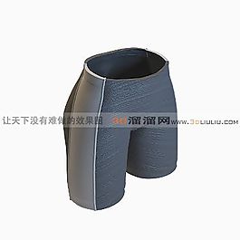 3D短褲模型