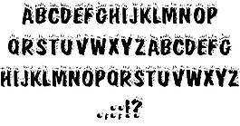 cracklingfire字体