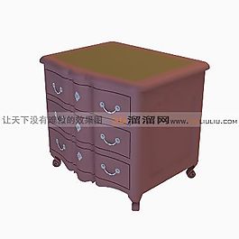 3D邊柜模型