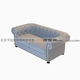 3D雙人沙發(fā)模型